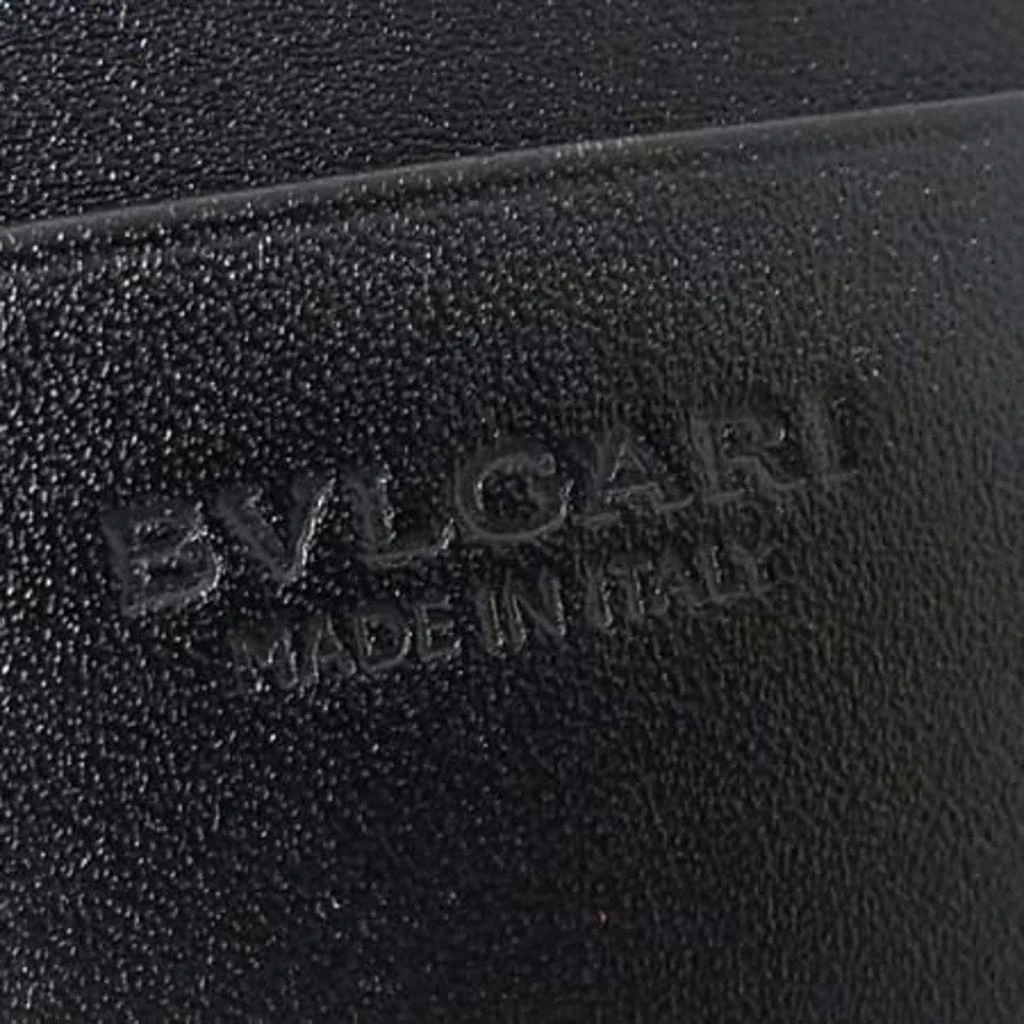 BVLGARI Leather Long Wallet (Bi-Fold) (Pre-Owned) 2
