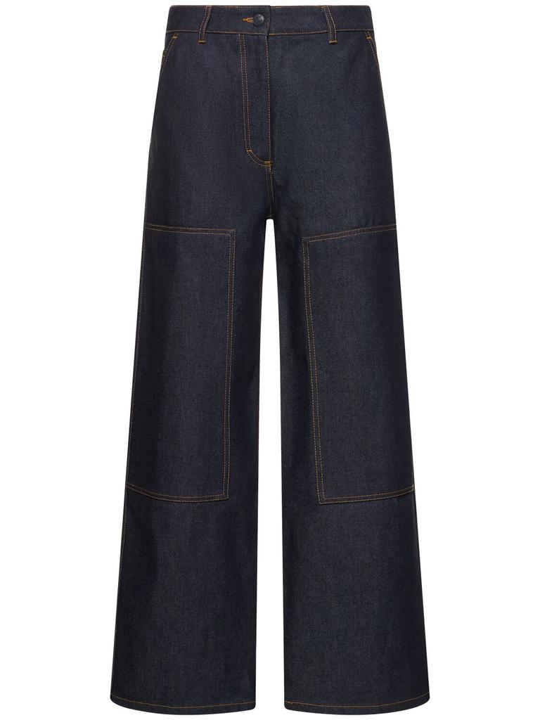 CECILIE BAHNSEN Virginia Straight Denim Pants