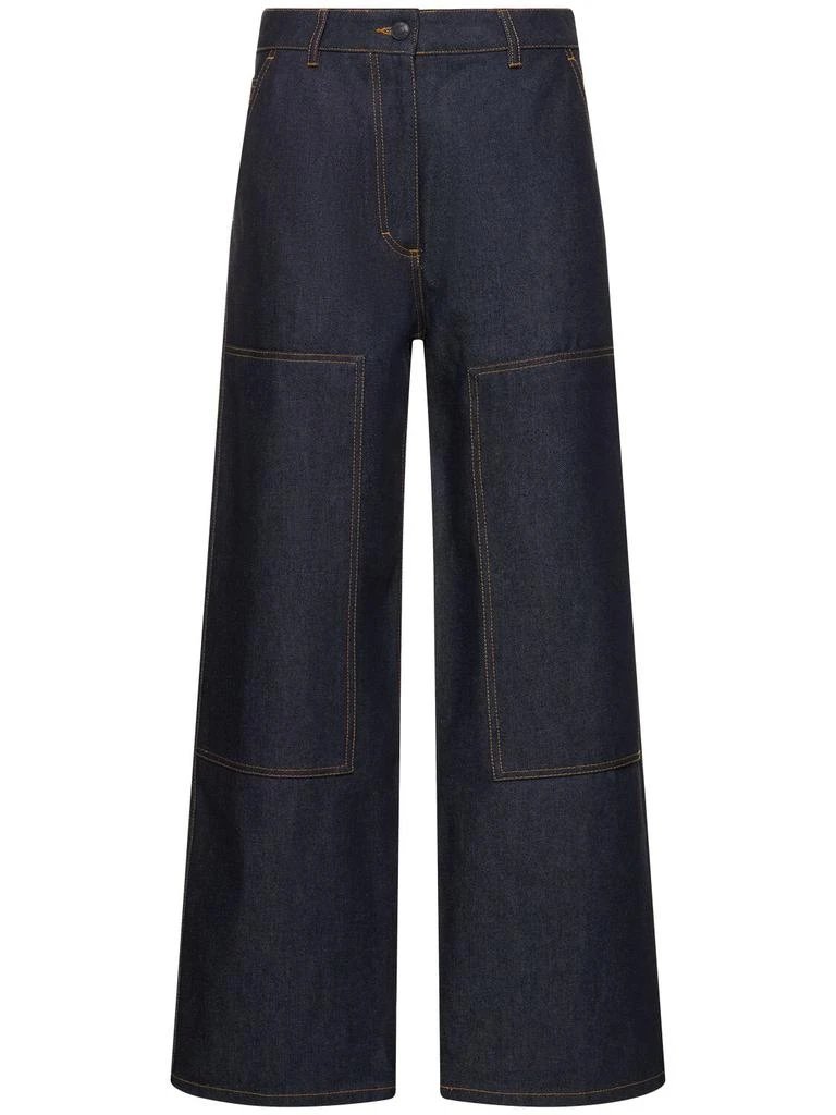 CECILIE BAHNSEN Virginia Straight Denim Pants 1