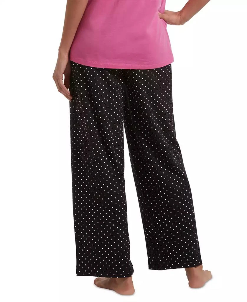 Hue Women's Sleepwell Printed Knit Pajama Pant made with Temperature Regulating Technology 3