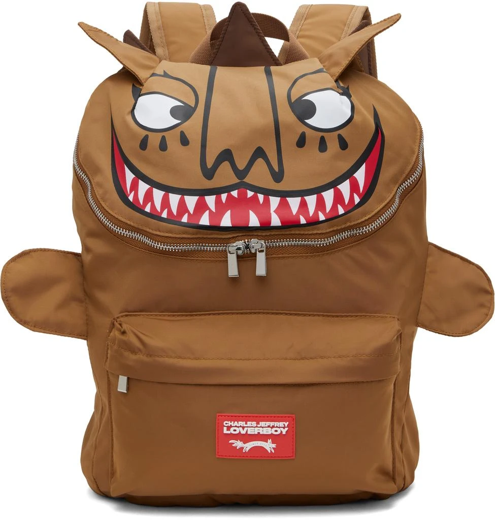 Charles Jeffrey Loverboy Brown Lion Rucksack 1