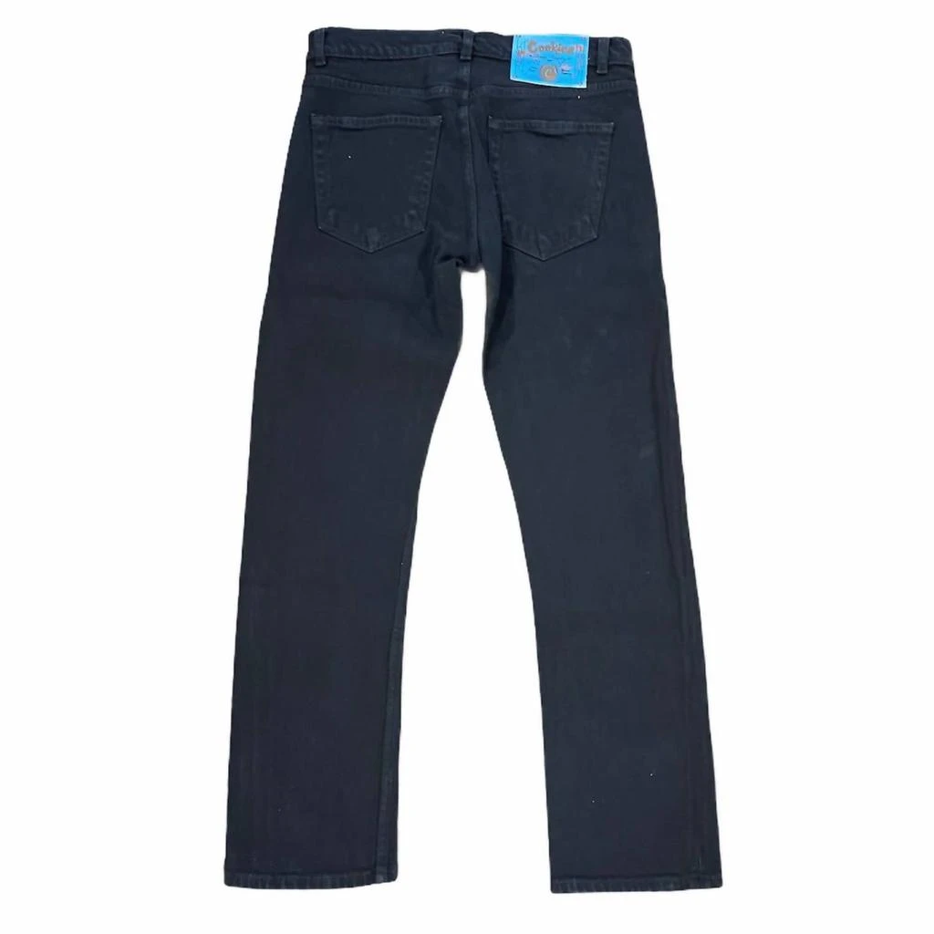 Cookies Men's Relaxed Fit 5 Pocket Denim Jeans In Black 2