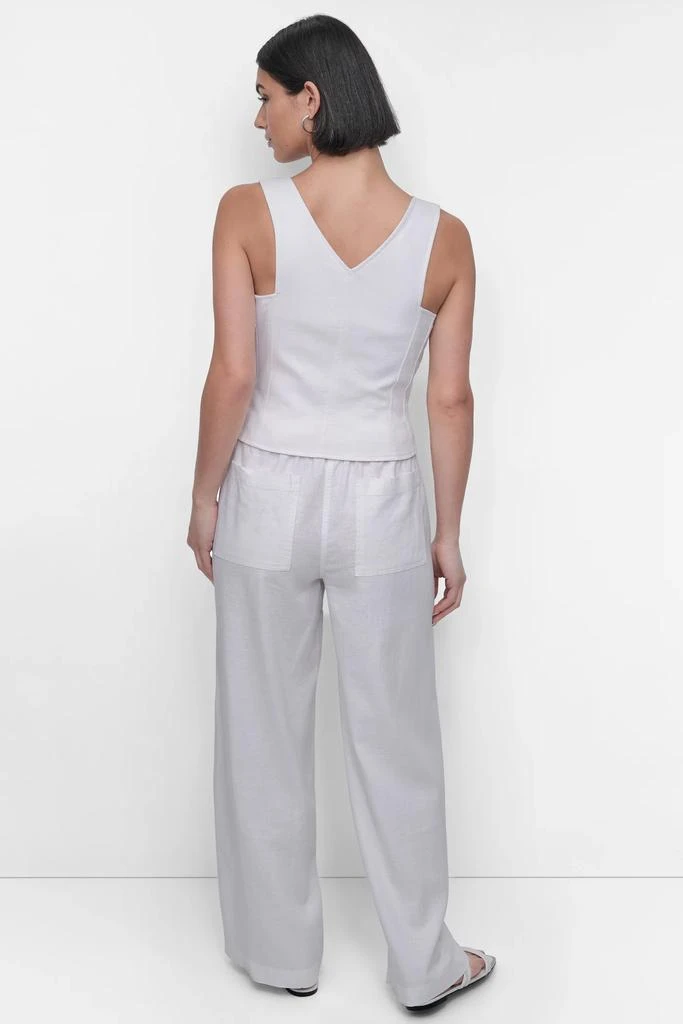DKNY SLEEVELESS LINEN VISCOSE VEST 5
