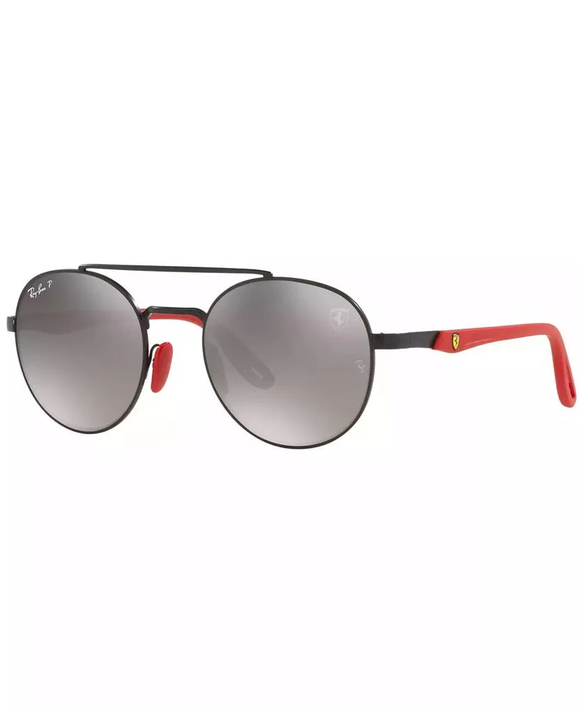 Ray-Ban RB3696M Scuderia Ferrari Collection 51 Unisex Polarized Sunglasses 1