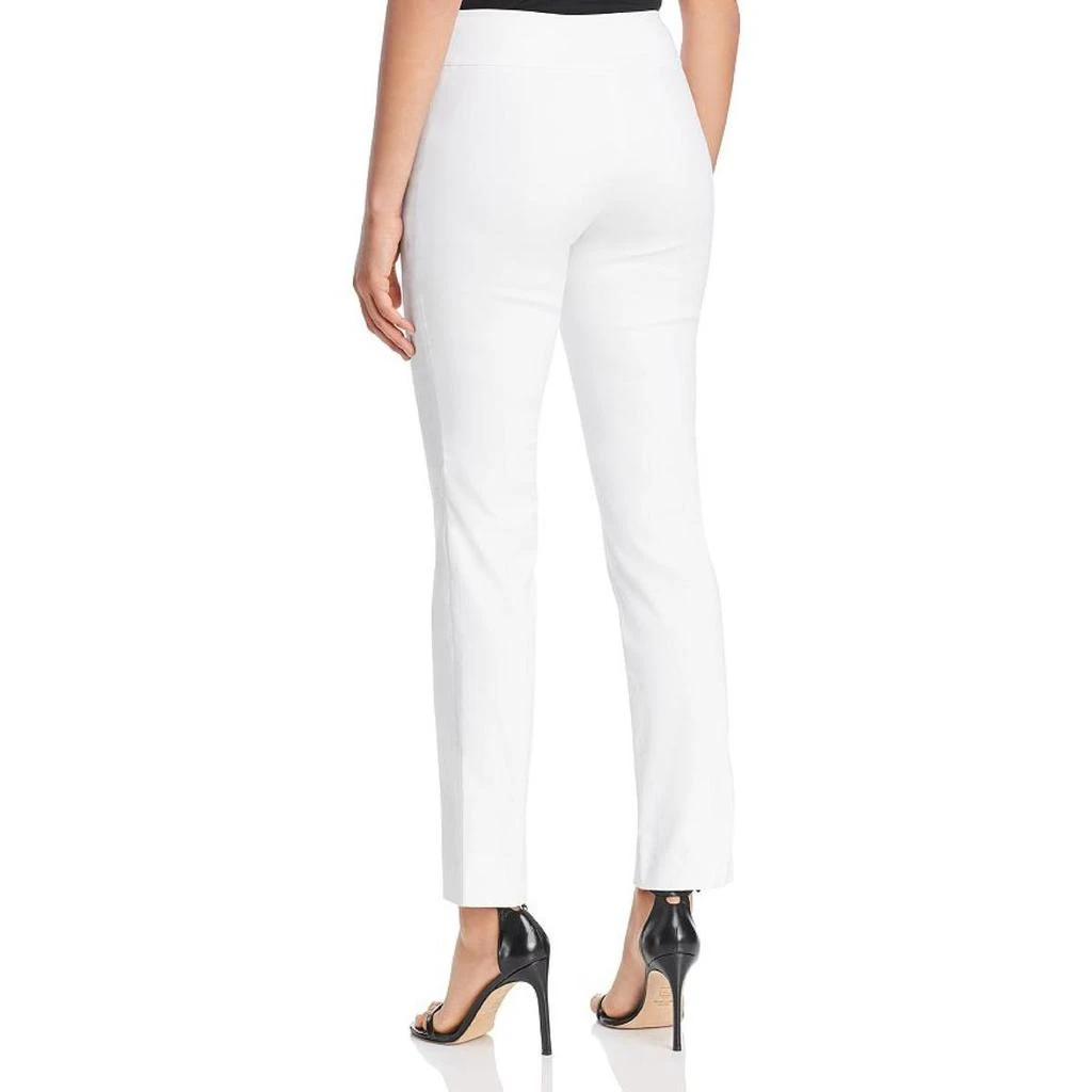 NIC+ZOE Womens Pull On Mid-Rise Straight Leg Pants 2