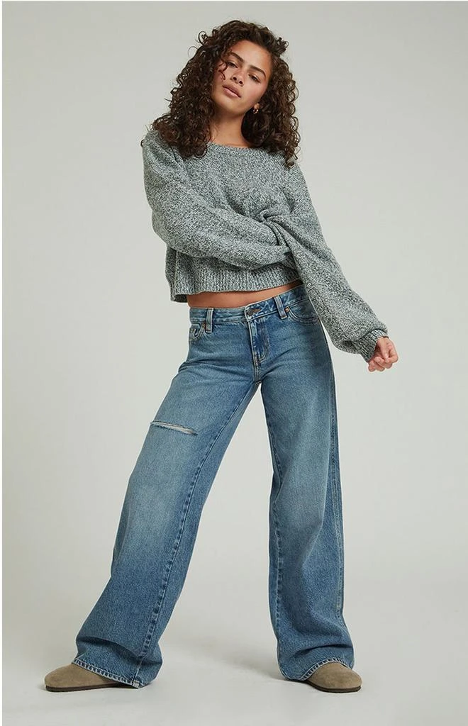 PacSun Medium Indigo Low Rise Baggy Jeans 1