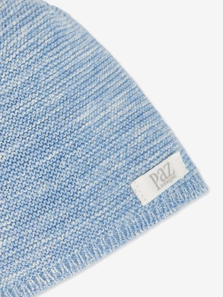 Paz Rodriguez Paz Rodriguez Baby Boys Knitted Hat in Blue 3