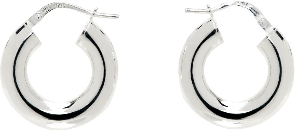 Sophie Buhai Silver Tiny Everyday Hoop Earrings