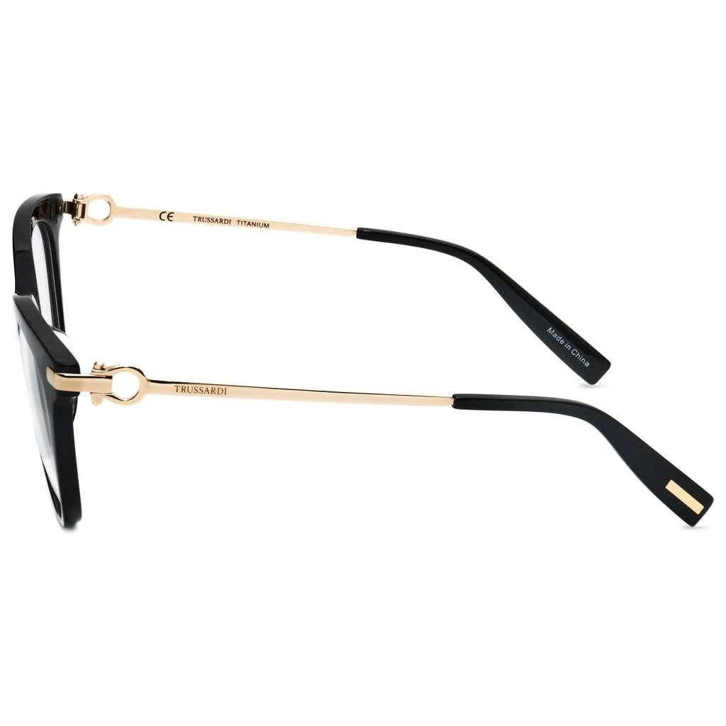 TRUSSARDI Trussardi Women's Black Cat-Eye Opticals 3