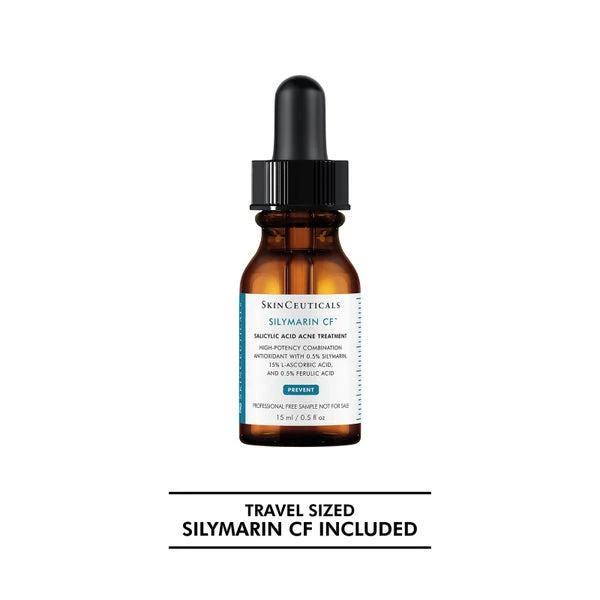 SkinCeuticals SkinCeuticals Clarifying Adult Acne Skin System with Salicylic acid & Travel Sized Silymarin CF Vitamin C Serum ($246 Value) 3