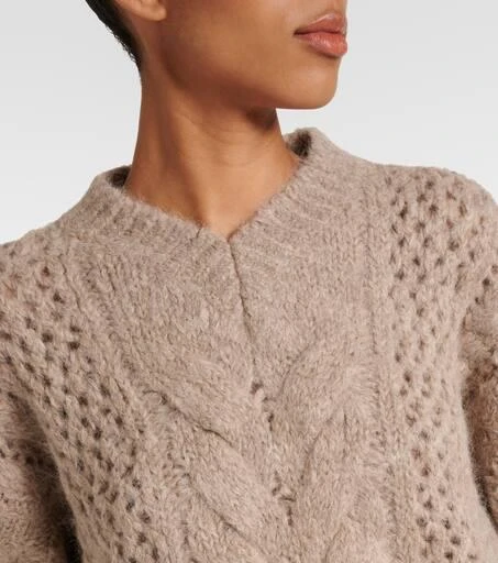 Brunello Cucinelli Cable-knit cotton-blend sweater 4