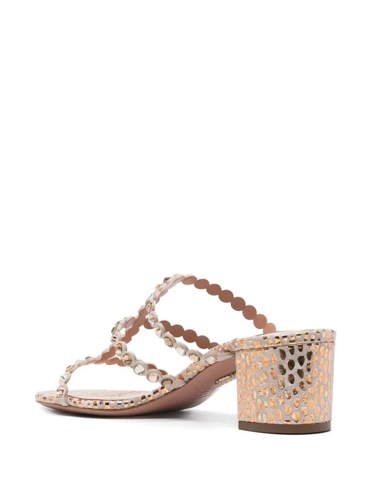 Aquazzura CRYSTAL-EMBELLISHED TEQUILA SANDALS 50 3