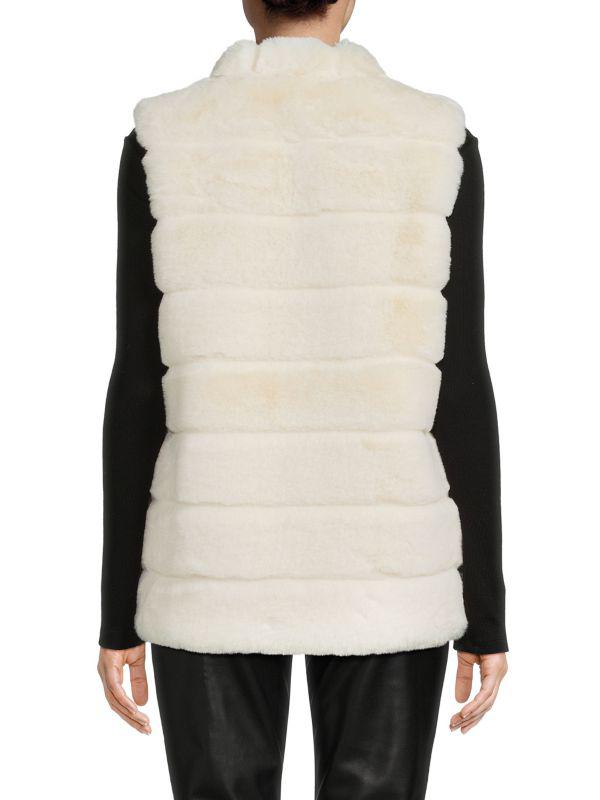 La Fiorentina Plush Faux Fur Vest