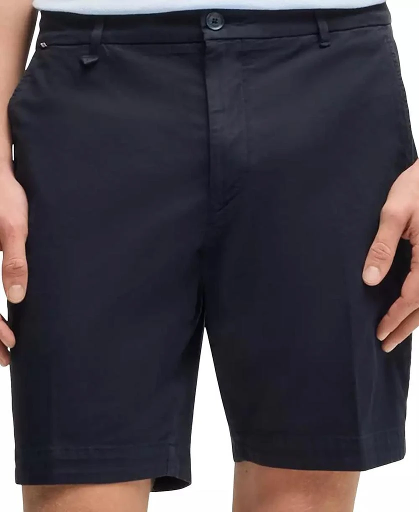 Hugo Boss Men's Cotton-Twill Slim-Fit Shorts 1