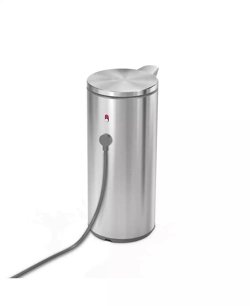 simplehuman 9 oz, Rechargeable Liquid Sensor Pump, Brushed Stainless Steel