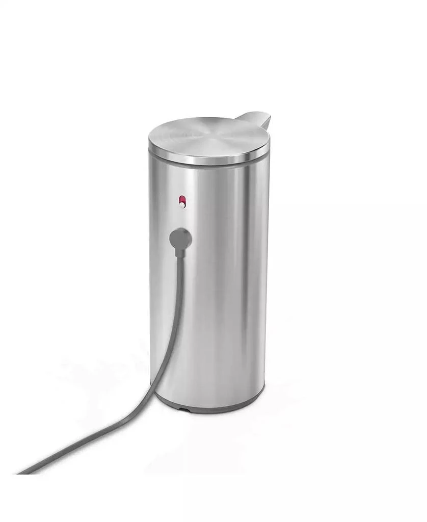 simplehuman 9 oz, Rechargeable Liquid Sensor Pump, Brushed Stainless Steel 2