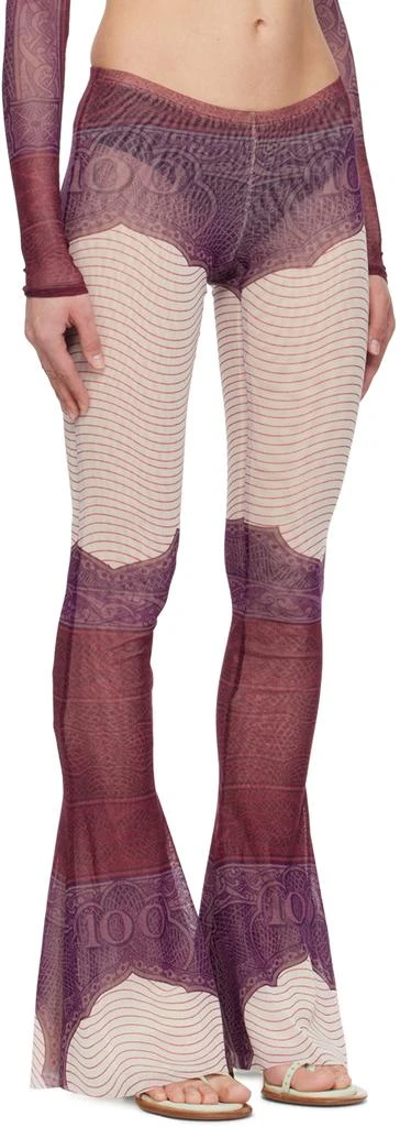 Jean Paul Gaultier Purple & Burgundy 'The Cartouche' Pants 2