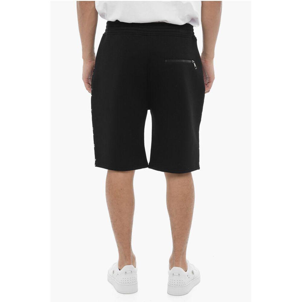 Neil Barrett Neoprene MODERNIST Bermuda Shorts with Bandana Motif Men's Details