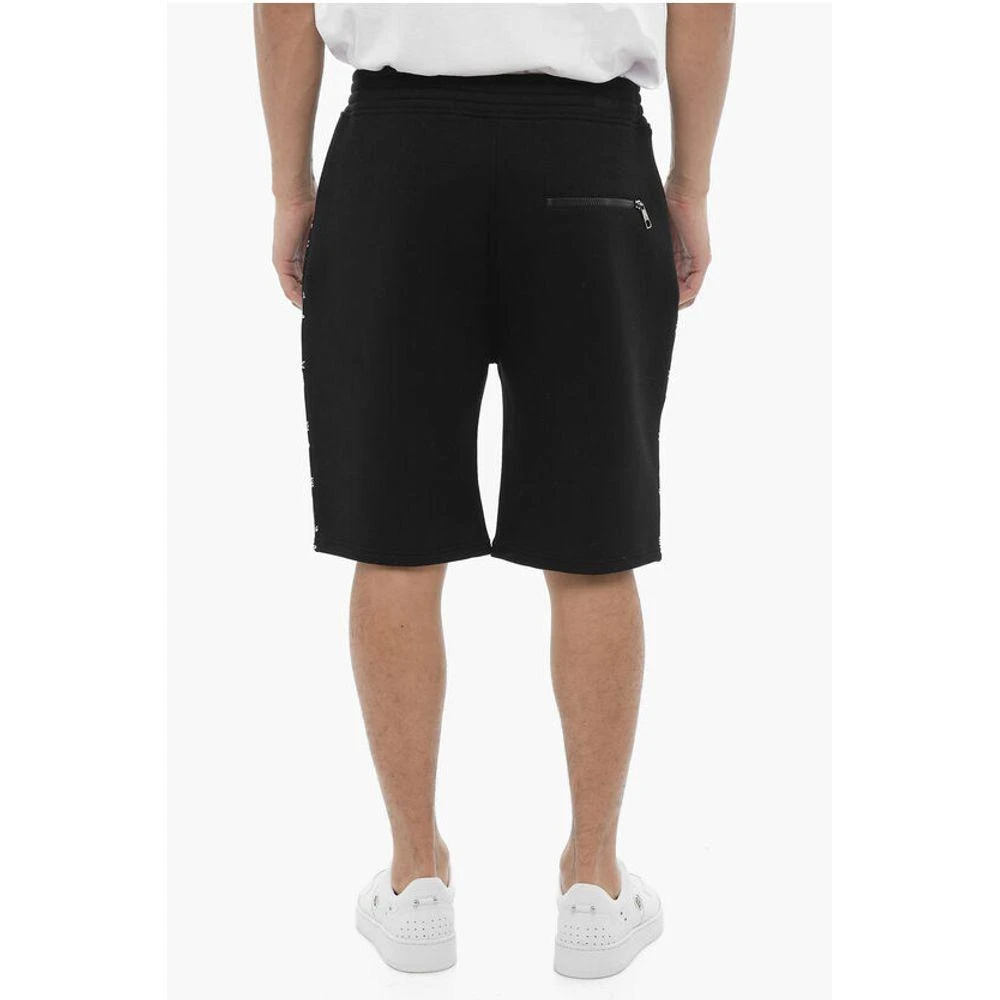 Neil Barrett Neoprene MODERNIST Bermuda Shorts with Bandana Motif Men's Details 2