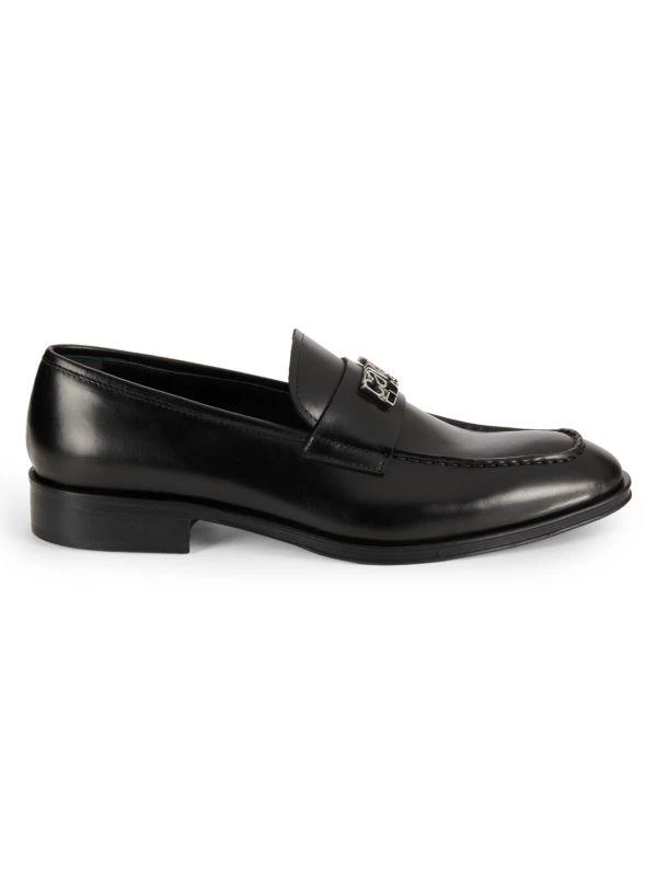 Shop Logo Leather Loafers on Sale at BeyondStyle – Get 74  display picture 1