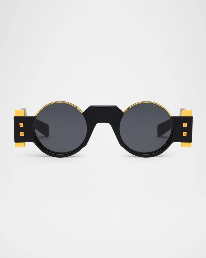 Balmain Oliver - II Round Acetate Sunglasses 1