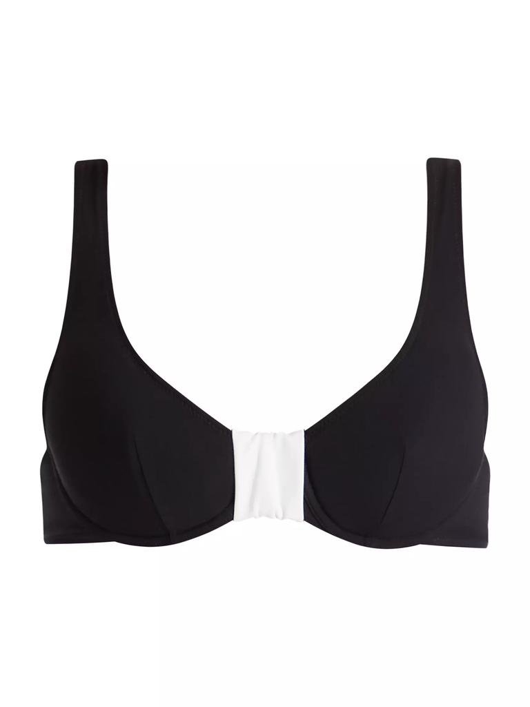 VALIMARE Antibes Two-Tone Balconette Bikini Top