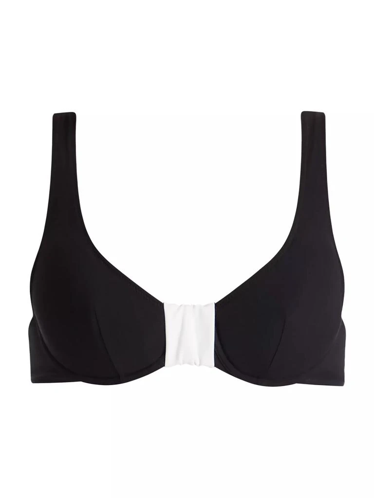 VALIMARE Antibes Two-Tone Balconette Bikini Top 1