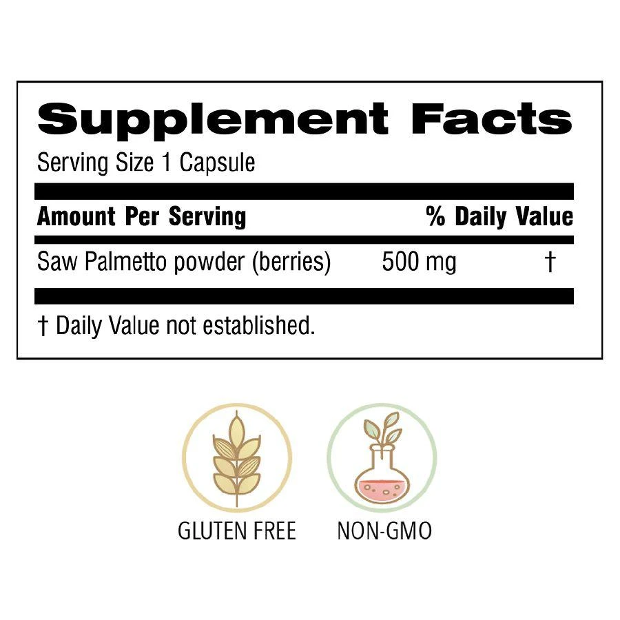 Botanic Choice Saw Palmetto 500mg 3