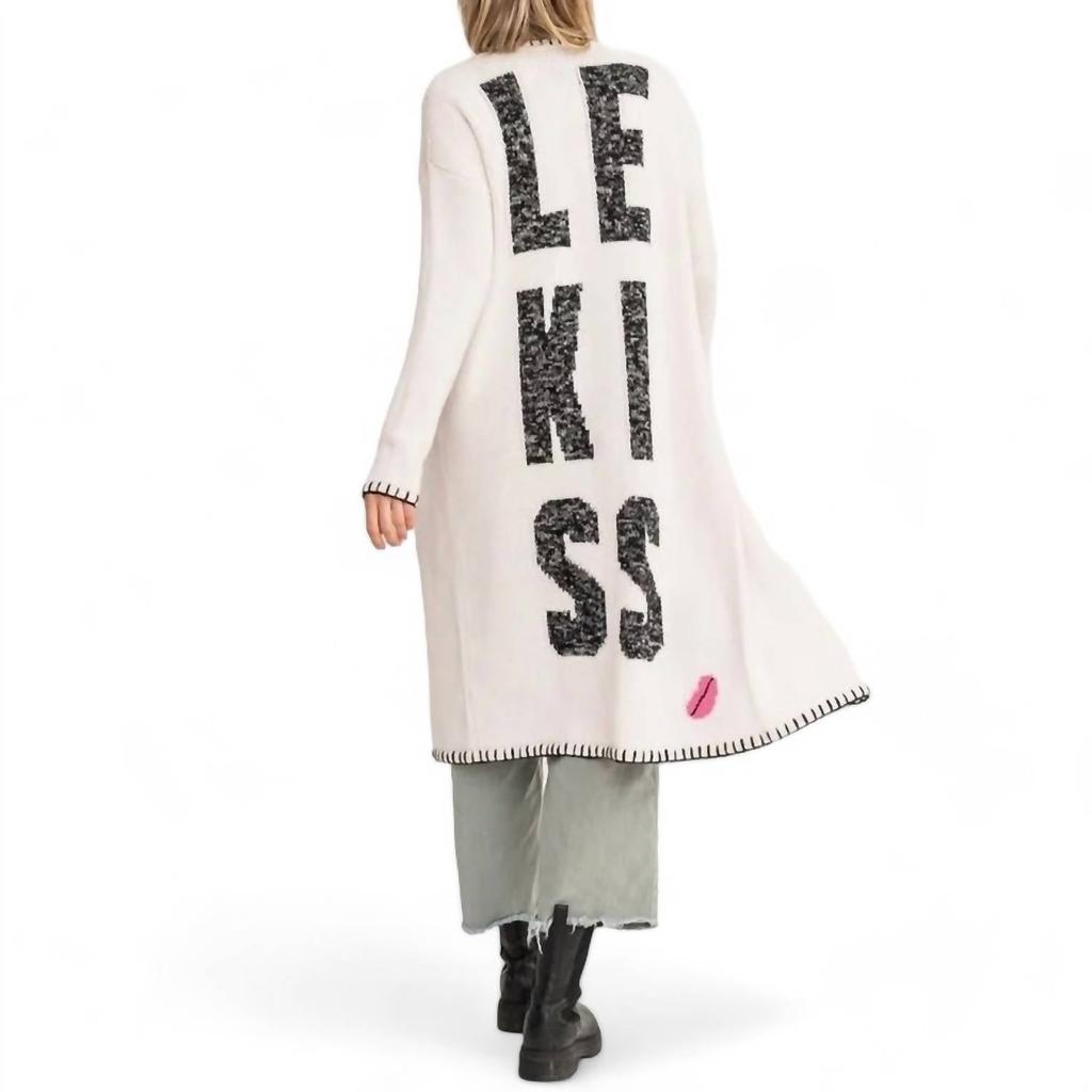 KERRI ROSENTHAL Poppy Le Kiss Duster In Milky Way