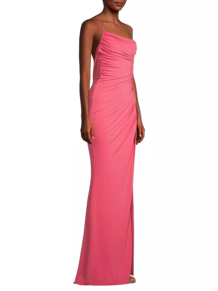 Katie May Winnipeg One-Shoulder Ruched Gown 4