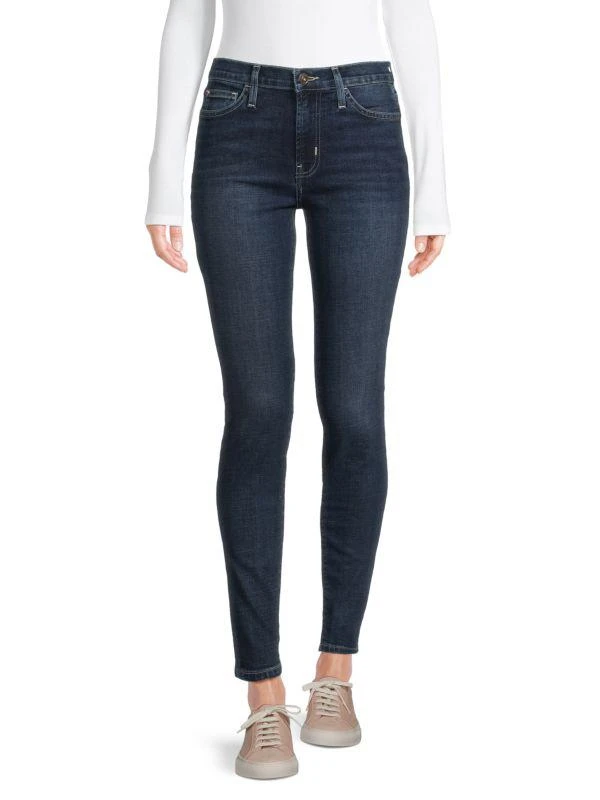 Hudson Blair High Rise Light Wash Super Skinny Jeans 1