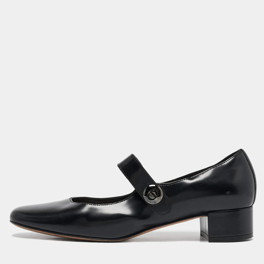 Dior Dior Black Leather D-Doll Mary Jane Pumps Size 38 1