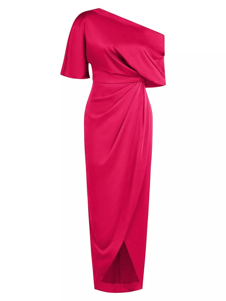 Theia Rayna One-Shoulder Gown 1