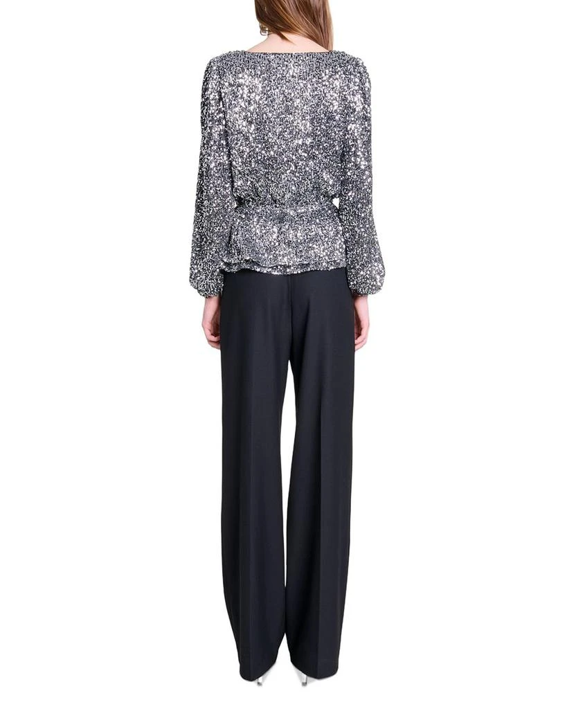 Maje Lanaly Sequined Top 8