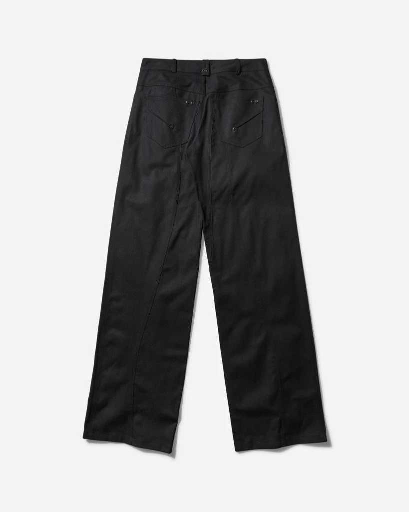 Mainline:RUS/Fr.CA/DE Women's Panelled Eyelets Trousers Black 2