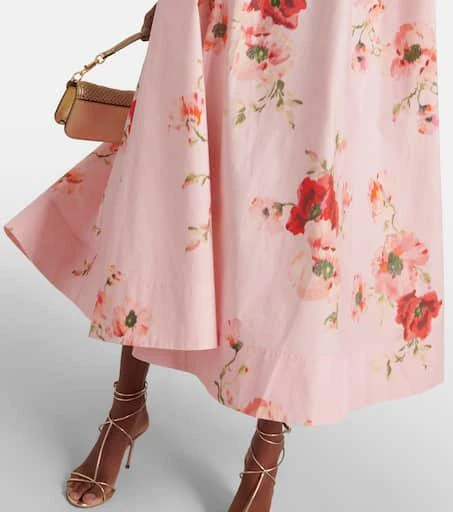 Zimmermann Lightburst Puff floral cotton midi dress 5