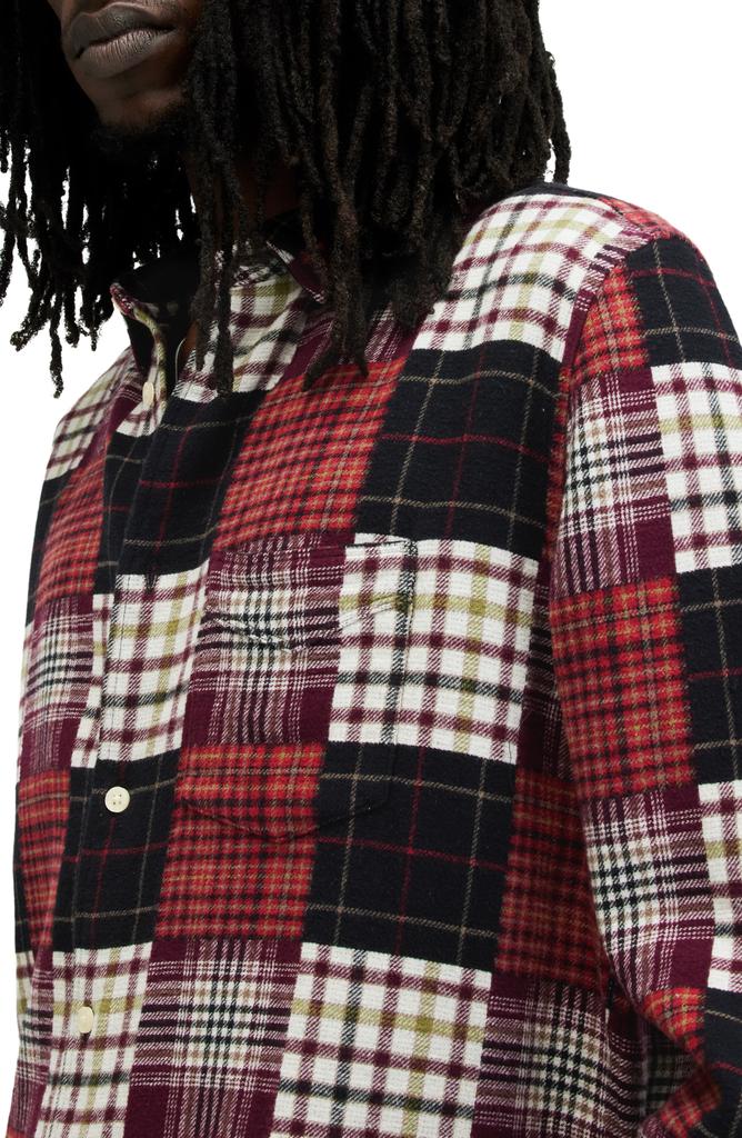 ALL SAINTS Patchi Organic Cotton Button-Up Shirt