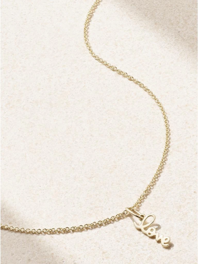 Sydney Evan Tiny Pure Love 14k 黄金项链 1