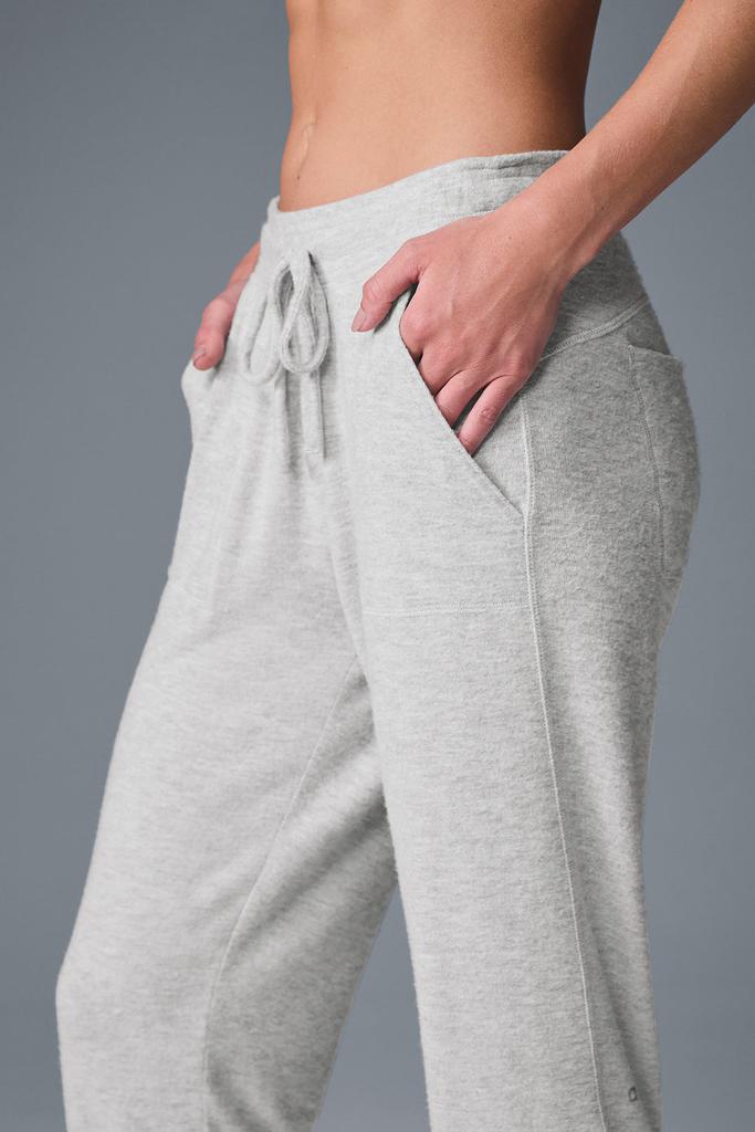 Alo Soho Sweatpant - Athletic Heather Grey
