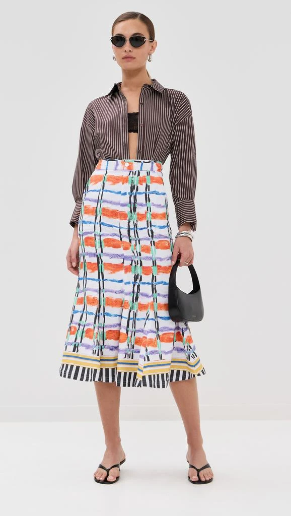 STELLA JEAN Printed Midi Skirt 1