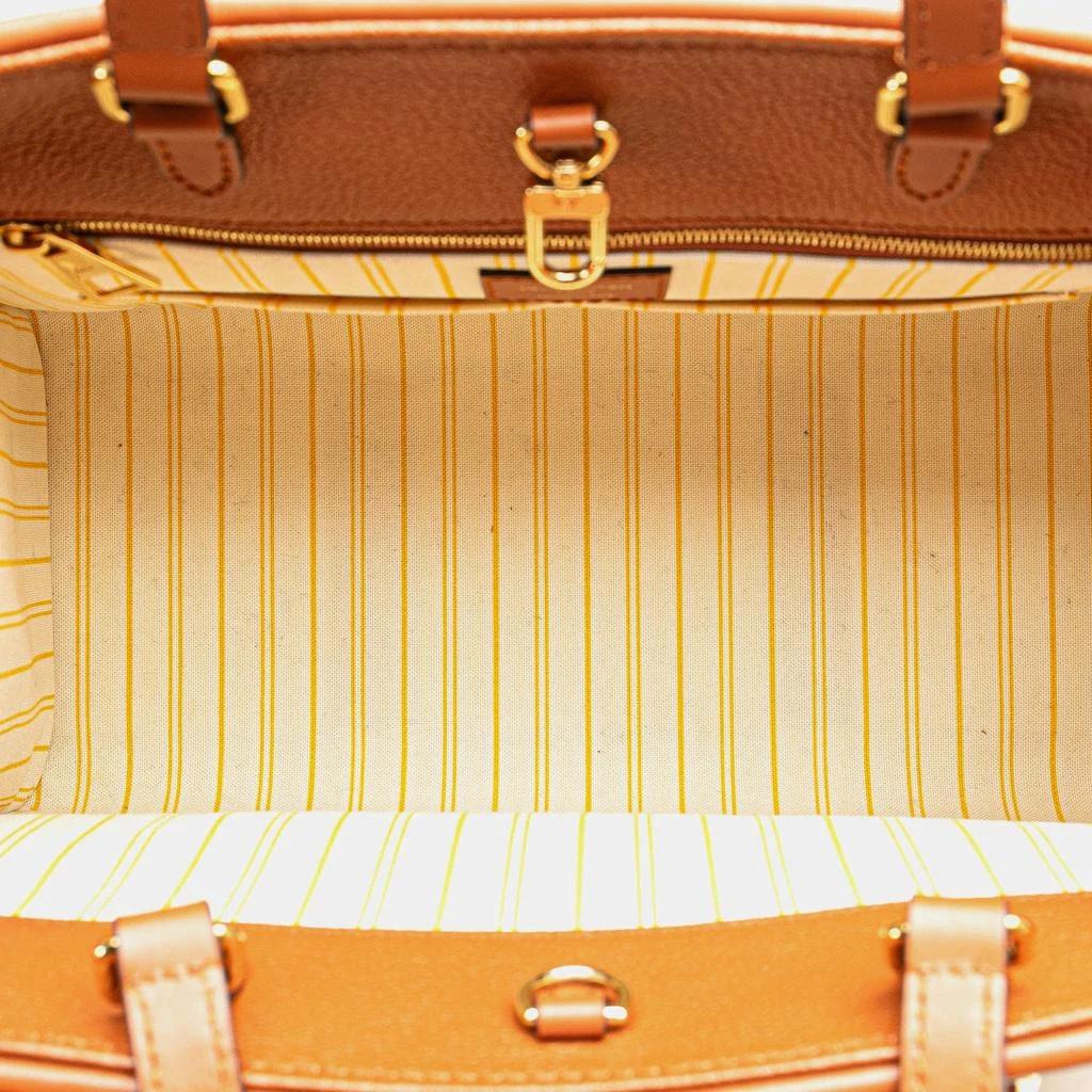 Louis Vuitton Louis Vuitton Brown Raffia Monogram Giant OnTheGo MM Bag 5