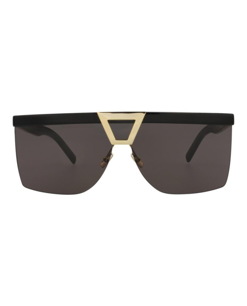 SAINT LAURENT サングラス SLM143F-003 HAVANA/GREEN Saint Laurent Eyewear Saint Laurent Sl M143 Linea Monogram