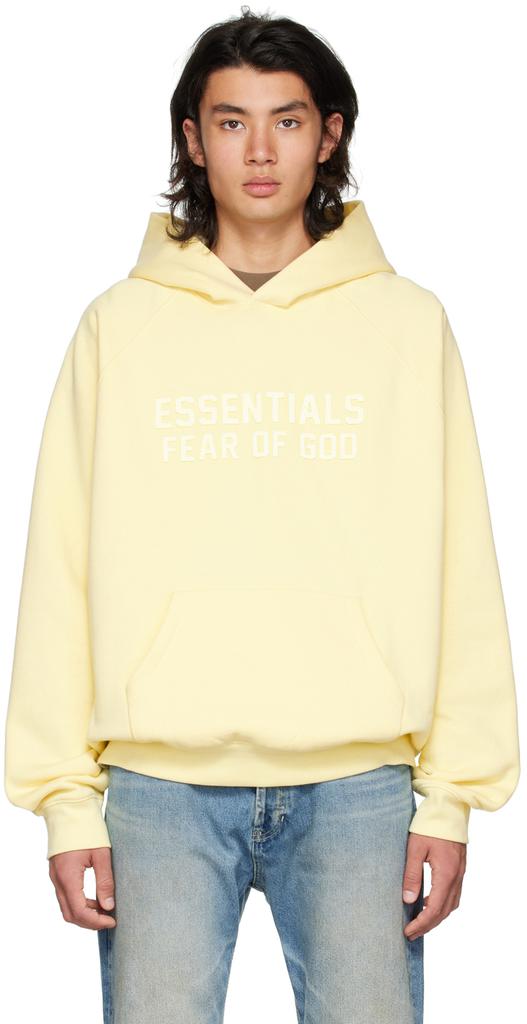Essentials Yellow Raglan Hoodie