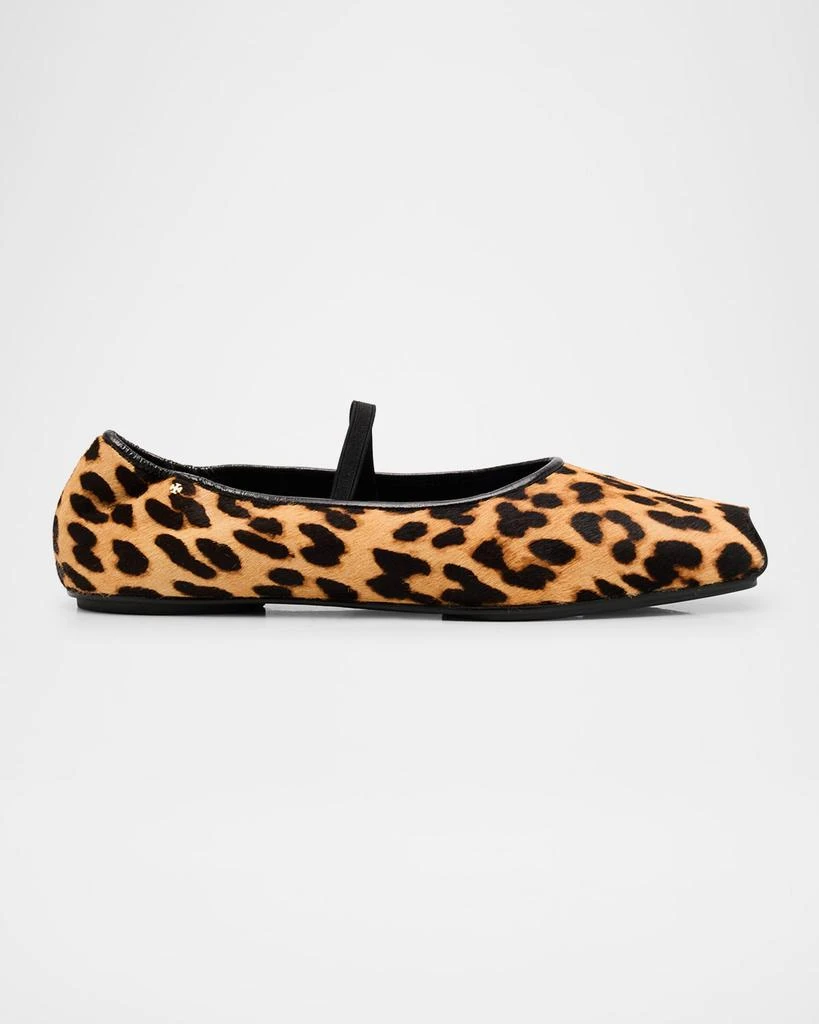 Tory Burch Runway Leopard Mary Jane Ballerina Flats 1