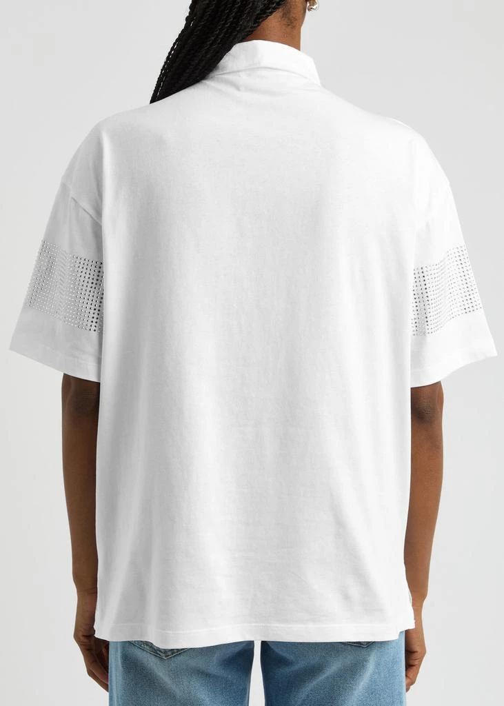 COPERNI Crystal-embellished cotton polo shirt 3