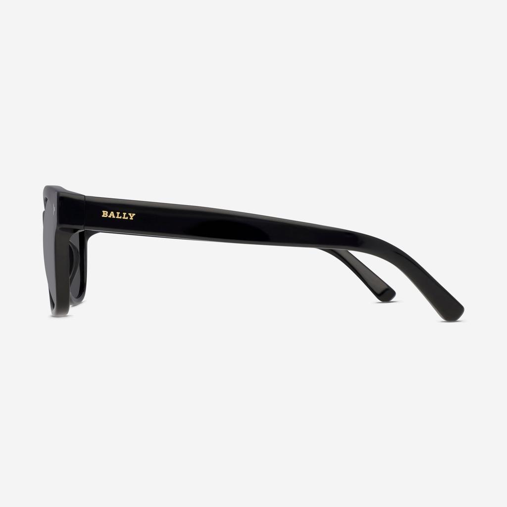 サングラス Bally Sunglasses BY0033H 01A Black Square Frame Bally BY0033-H 01A Black Square Plastic Sunglasses Frame 51