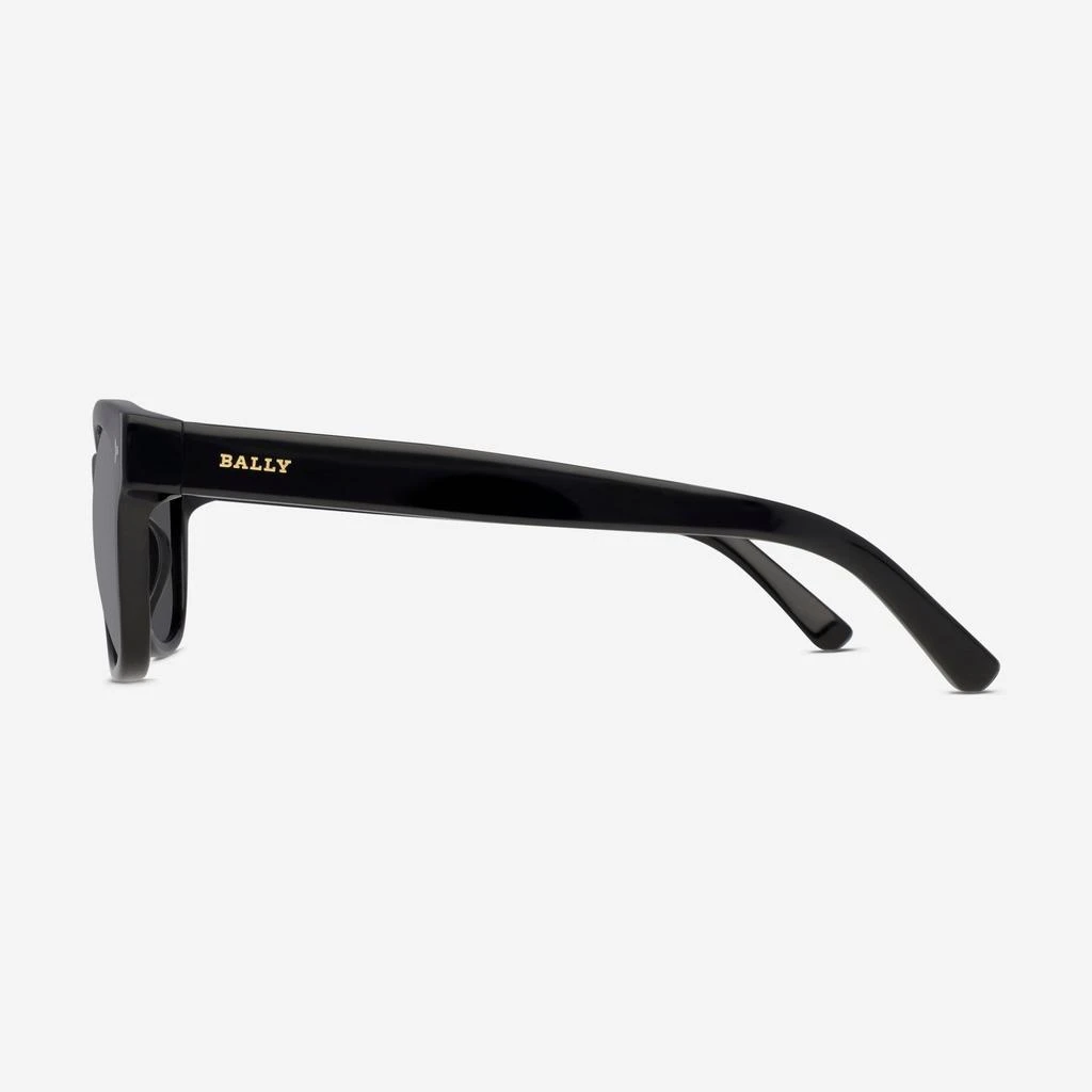 Bally Bally Men's H-Shiny Black & Smoke Square Sunglasses BY0033-H 3