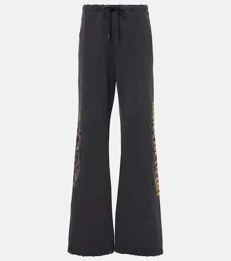 Balenciaga x Under Armour cotton fleece flared sweatpants 1