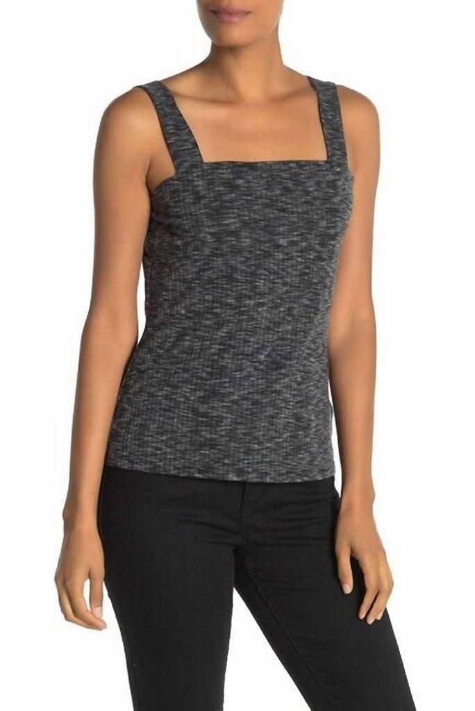 Bobeau Bobeau - Ribbed Marl Tank Top