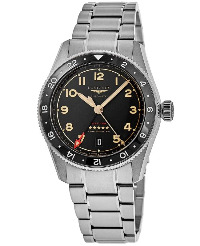 Longines Longines Spirit Zulu Time Automatic GMT Anthracite Dial Titanium Men's Watch L3.802.1.53.6 1